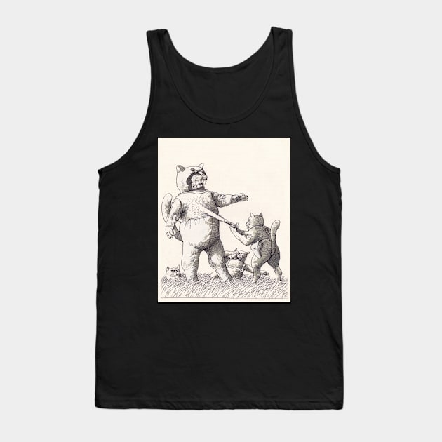 Space Cat Attack Tank Top by FrisoHenstra